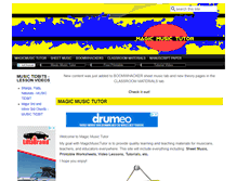 Tablet Screenshot of magicmusictutor.com